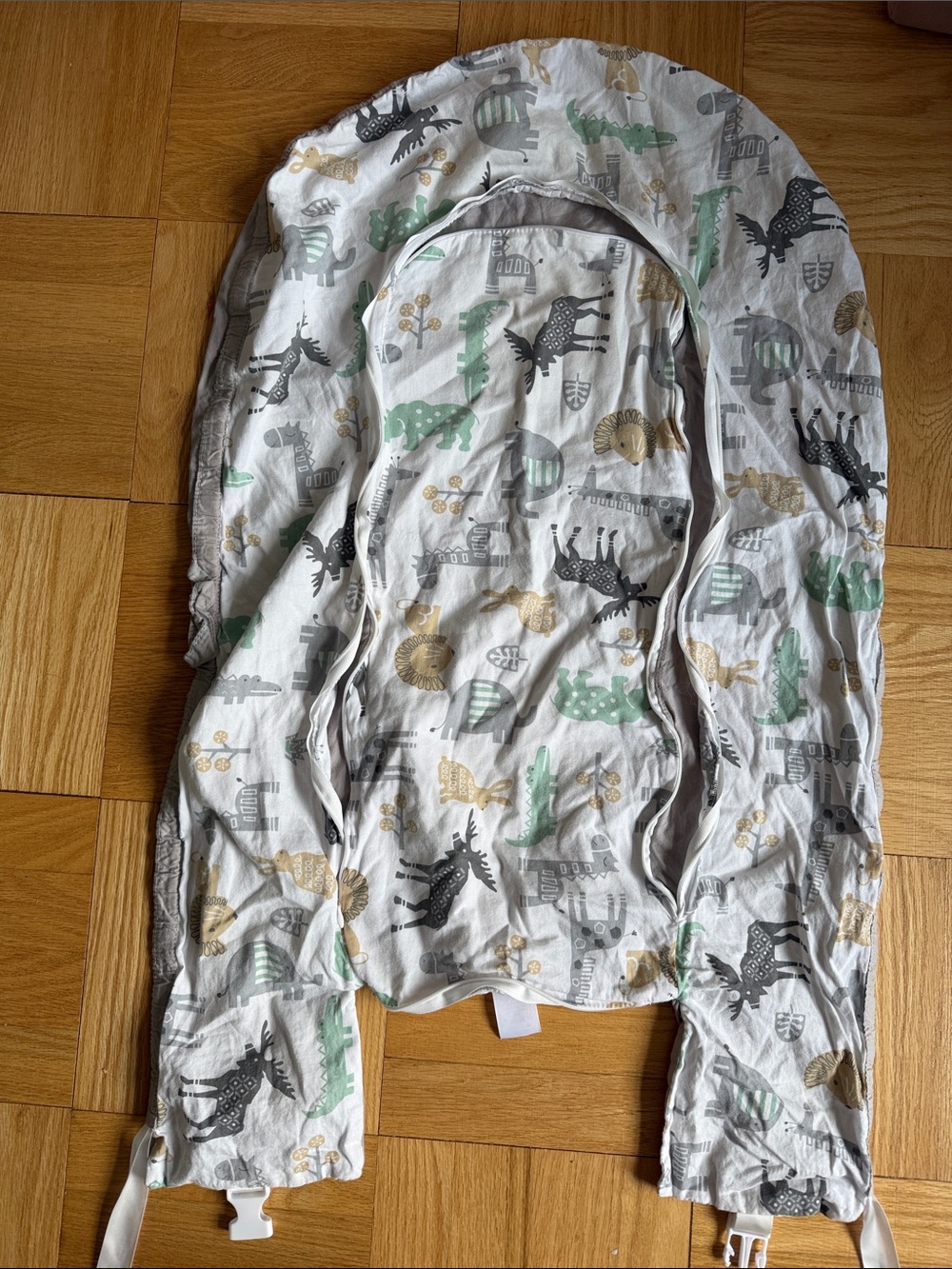 Dinosaur Print Cotton Baby Lounger Cover